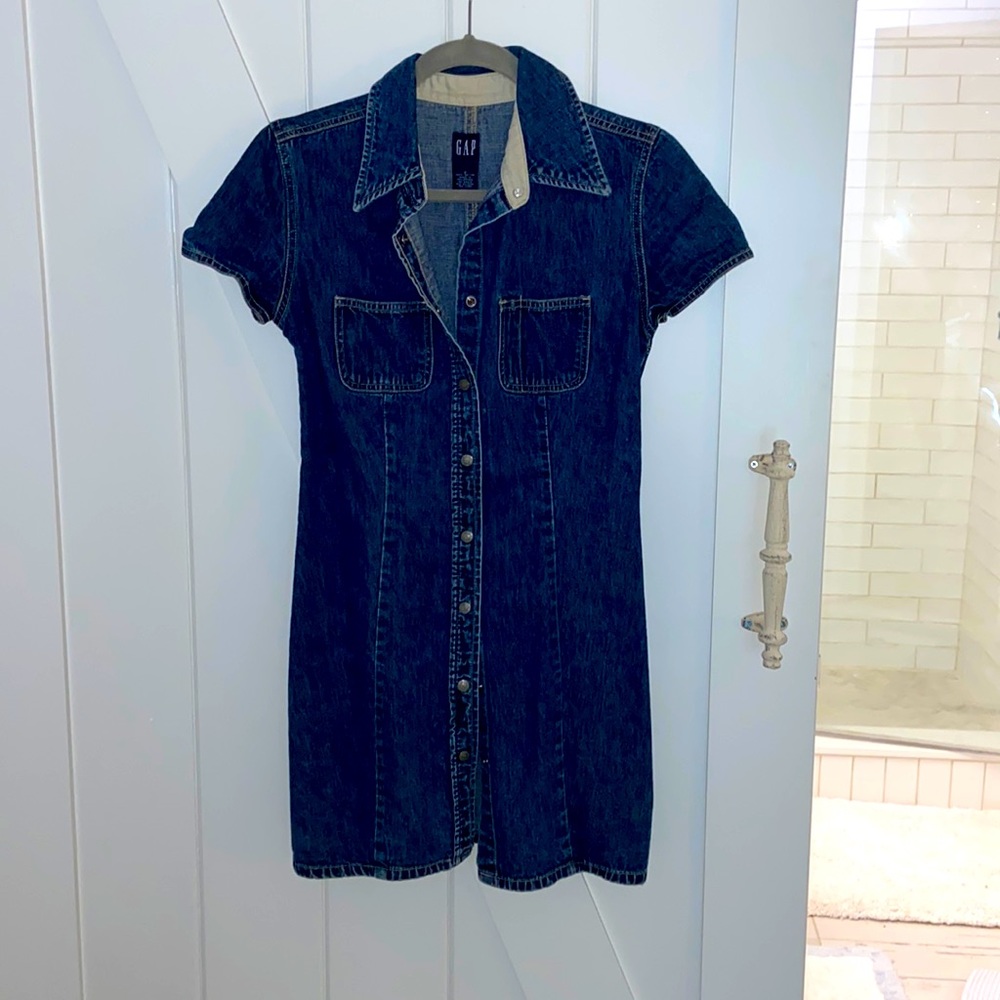 Gap denim dress size 2